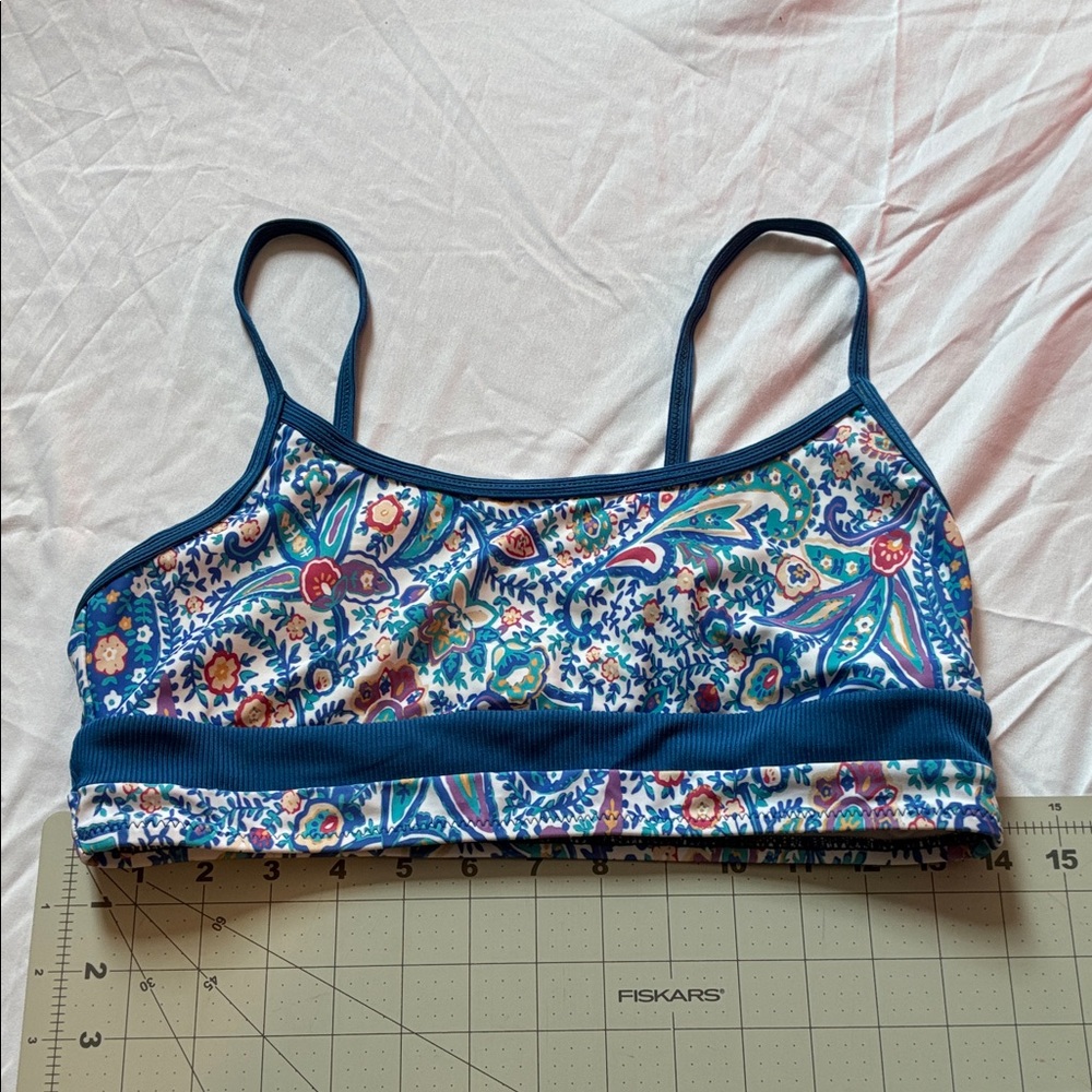 Floral Patterned Women's Bikini Top